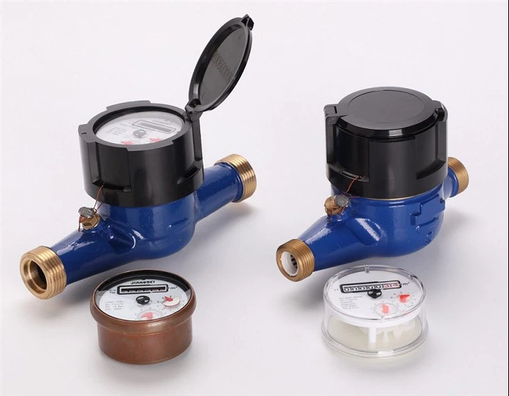 Medidor de agua de turbina